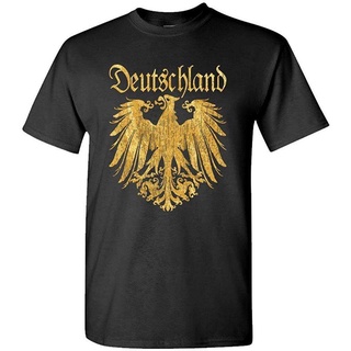 เสื้อยืดคอวีผู้ชาย Live Nice Deutschland Metallic Gold - Mens Cotton T-Shirt t shirt men cotton