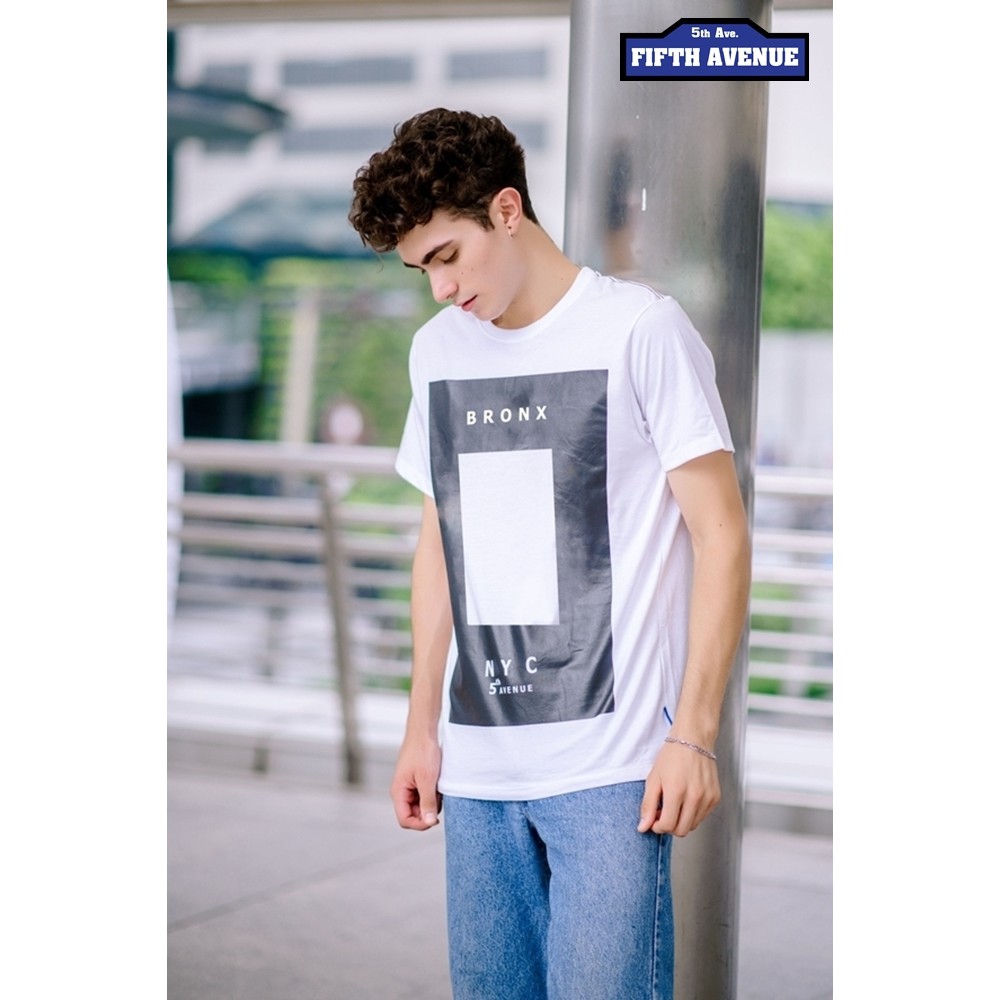 เสื้อยืดขายดี5thave-รุ่น-gap-geometry-collection-bronx-บรองซ์-s-3xl