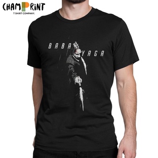 เสื้อยืดลําลอง ผ้าฝ้าย แขนสั้น คอกลม พิมพ์ลาย John Wick Revenge in พลัสไซซ์ สําหรับผู้ชายS-5XL