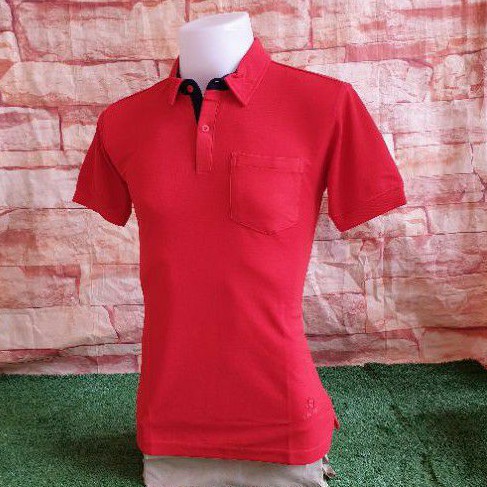 ภาพหน้าปกสินค้าPL101 สีแดงมีบริการเก็บเงินปลายทาง เสื้อโปโลปกเชิ๊ต เสื้อโปโลชาย เสื้อคอปก เสื้อยืดโปโล เสือผู้ชาย เสื้อเข้ารูป จากร้าน yogabyme บน Shopee