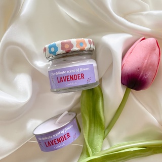 เทียนหอม ไขถั่วเหลือง (Soy Wax) กลิ่น LAVAENDER 💜