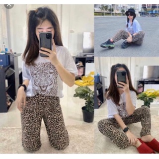 ชุดเซตได้ทั้งเสื้อ+กางเกงเลคกิ้งเลยจ้า