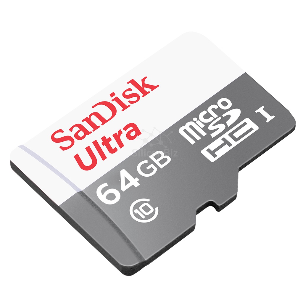 ภาพที่ให้รายละเอียดเกี่ยวกับ SanDisk Ultra Micro SD Card 64GB 100mb/s 533x Class10 SDXC (SDSQUNR-064G-GN3MN) ประกัน 7ปี Memory โทรศํพท์ Smartphone กล้อง IP Camera MicroSD TF Card