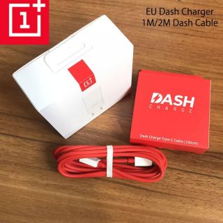 หัวชาร์จ และสาย Oneplus แท้ Original Oneplus 6T Dash Charger 5V 4A USB EU Fast Charging Adapter  Data TYPE C Dash Cable