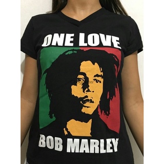 ใหม่ เสื้อยืดแขนสั้น พิมพ์ลาย Bob Marley Iooknp56Jpckpc31 สีดํา