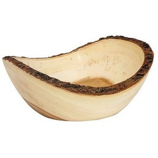 ชามเรือติดเปลือก W 6" x L 8" l BARK BOWL W 6" x L 8"