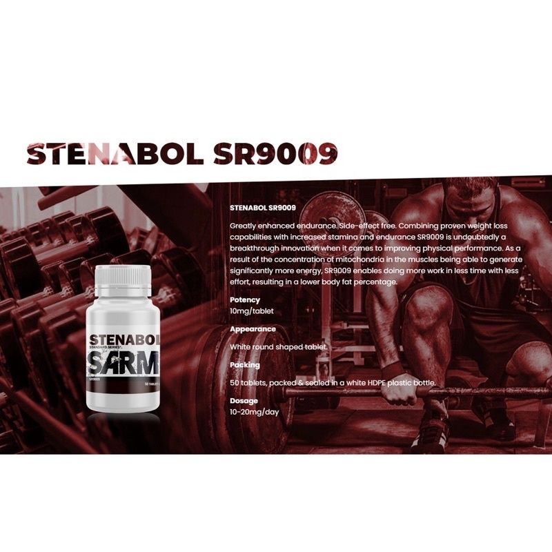 ภาพหน้าปกสินค้าSarm Combo Stenabol SR9009 10mg จากร้าน sarm_combo บน Shopee