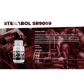 ภาพขนาดย่อของภาพหน้าปกสินค้าSarm Combo Stenabol SR9009 10mg จากร้าน sarm_combo บน Shopee