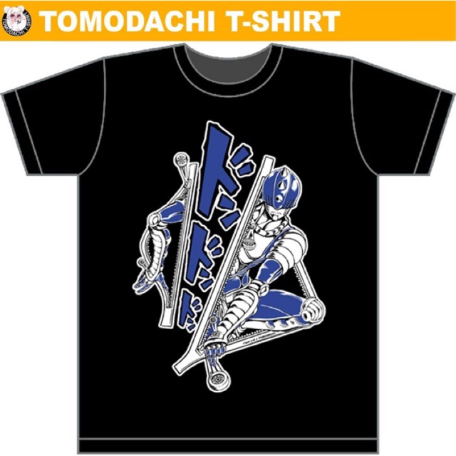 s-5xl-เสื้อยืด-โจโจ้-jojo-sticky-finger-สีดำ-by-tomodachi-t-shirt