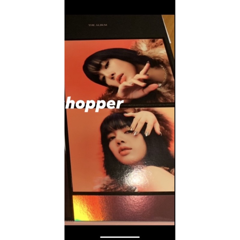 LISA BLACKPINK POSTCARD แผ่นใหญ่จาก VINYL LIMITED | Shopee Thailand