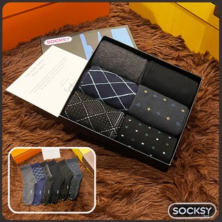 สินค้า ถุงเท้า Socksy  PREMIUM BUSINESS SOCK SET (เซ็ท 6 คู่) เนื้อผ้าละเอียดใส่สบาย ไม่ระคายเคือง มีนวัตกรรม Soft-tech