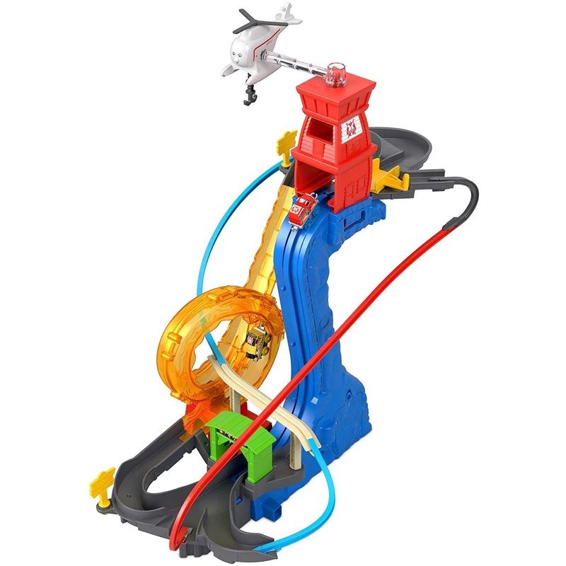 thomas-amp-friends-minis-motorized-rescue-stunt-set-ชุดรางรถไฟสถานีลอยฟ้า-ลิฟท์อัตโนมัติ