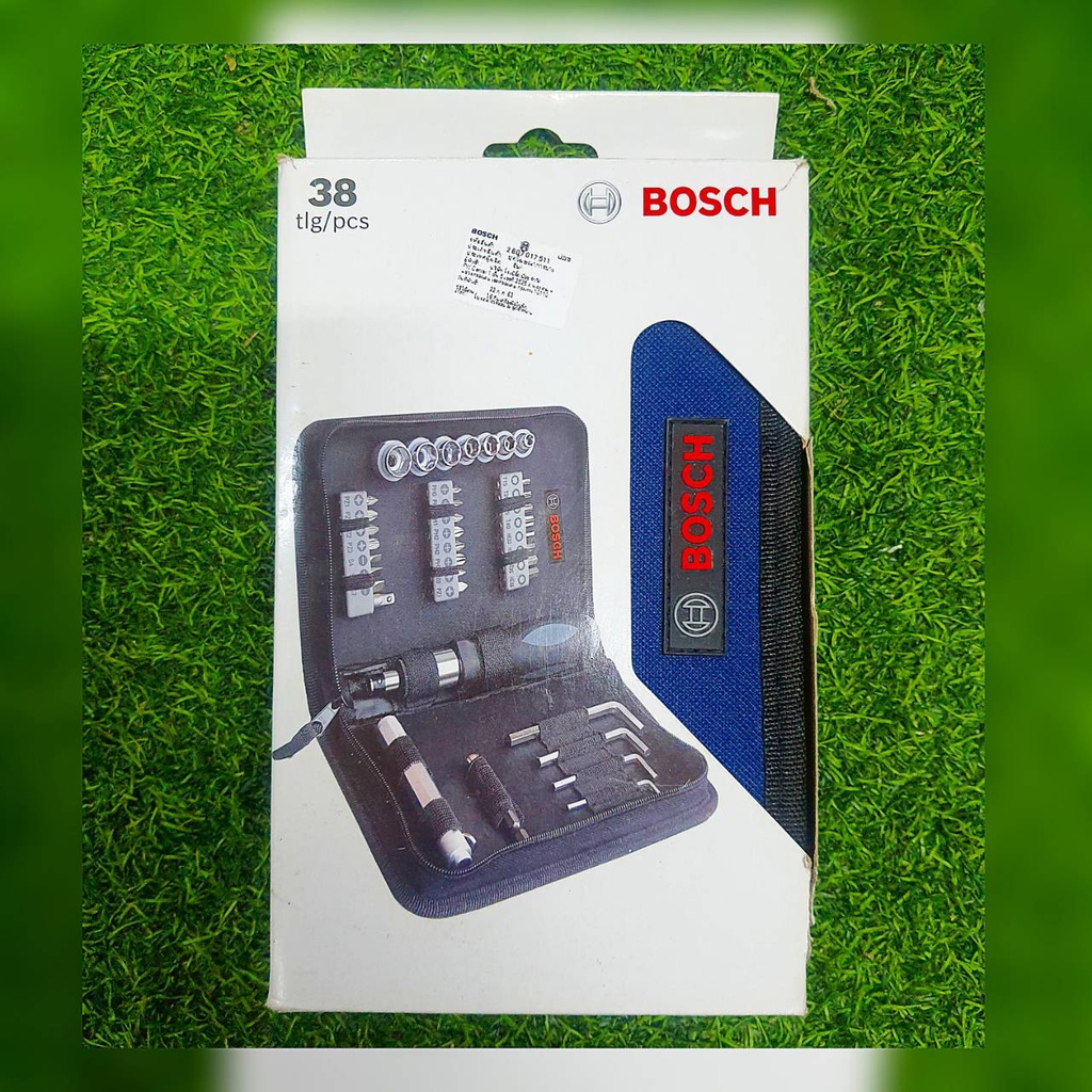 bosch-ชุดดอกไขควง-38-ตัวชุด-รุ่น-2607017511-38ชิ้น-และช็อกเก็ตบิต-ดอกไขควง-ชุดไขควง-ไขควง