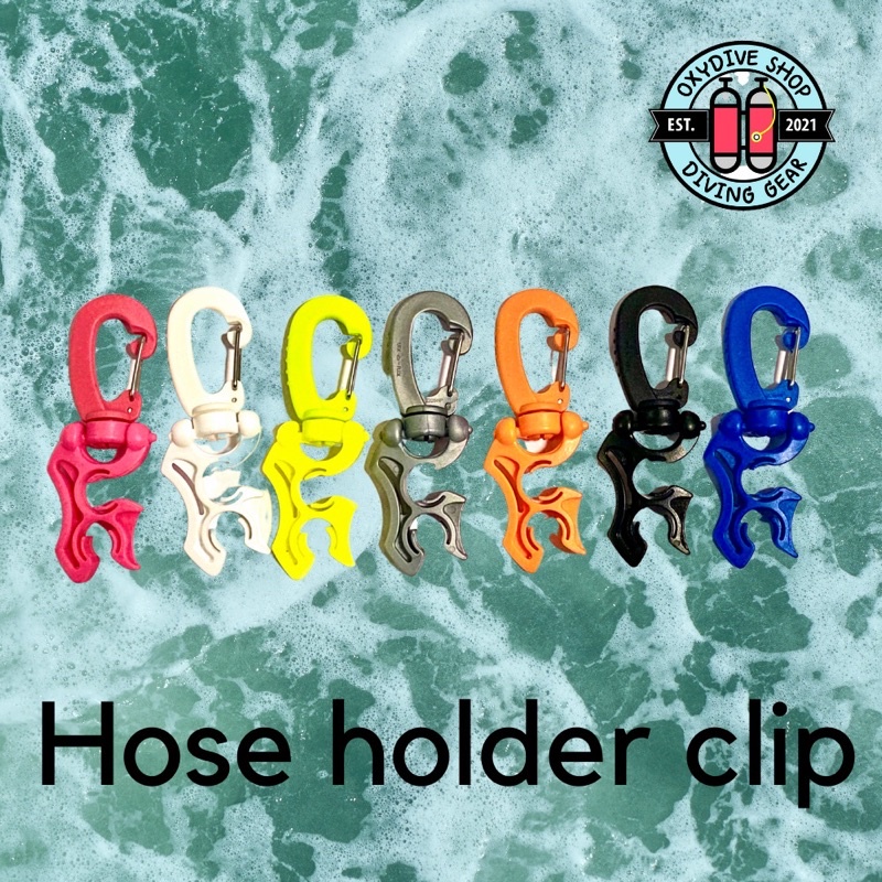 ภาพหน้าปกสินค้าTooke BCD Hose holder clip ตัวล๊อคสาย BCD ชุดดำน้ำ