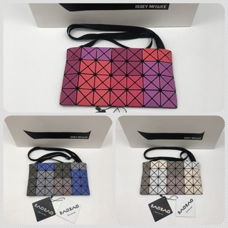 BaoBao Issey Miyake กระเป๋าสะพาย กระเป๋า Messenger Frosted macaron color matching series 4x7