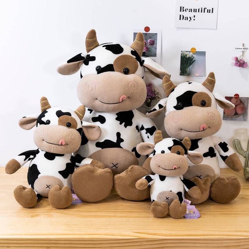 ของเล่นเด็ก-ตุ๊กตาวัวน่ารัก-ของขวัญวันเกิด-ตุ๊กตา-วัวนม-น่ารัก-นุ่มนิ่ม-มีพร้อมส่ง-มีพร้อมส่ง