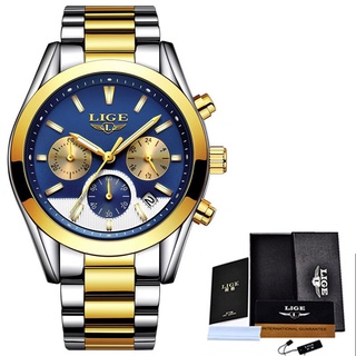 Relojes Hombre 2018 New LIGE Mens Watches Top Brand Luxury Fashion Business Quartz Watch Men Waterproof