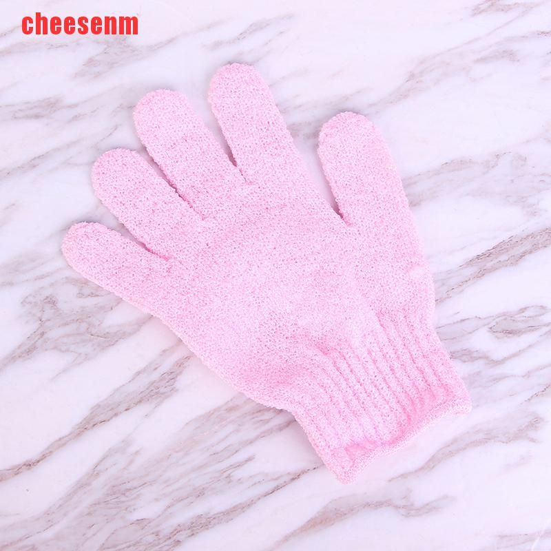 cheesenm-ถุงมือใยบวบ-สําหรับอาบน้ํา-ขัดผิว
