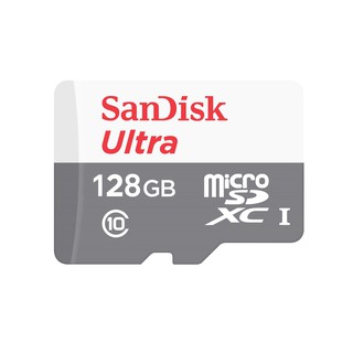 สินค้า SANDISK MicroSDXC Ultra SQUNR 128GB, C10, UHS-1, 100MB/s R, 4x6, Micro SD Cards ME6-000926 การ์ดความจำ