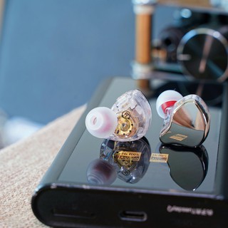 FAAEAL Hibiscus Diamond Like Carbon Diaphragm Dynamic HIFI In Ear Earphone Monitor Stage IEM Earbud Plating Metal