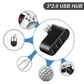 ฮับ USB 3 พอร์ต Mini USB 2.0 HUB Splitter สำหรับ PC แล็ปท็อป U Disk Card Reader สำหรับ iPhone 7 8 X โทรศัพท์มือถือ HUB