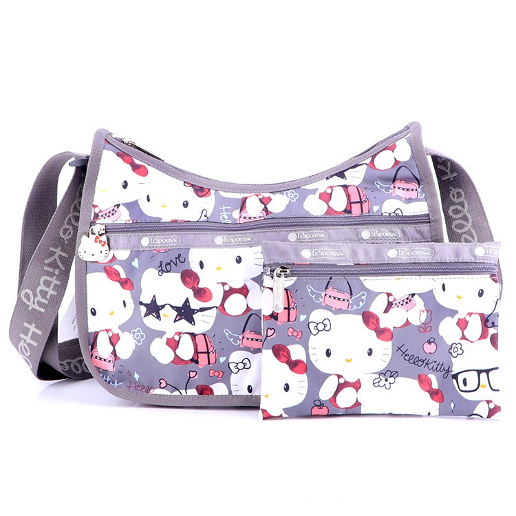 กระเป๋าสะพาย กระเป๋าถือ Kitty LeSportsac Waterproof Shoulder Crossbody