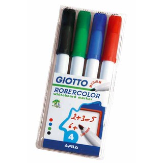 ภาพหน้าปกสินค้าปากกาไวท์บอร์ด GIOTTO Robercolor - แพ็ค 4 & 6 สี ที่เกี่ยวข้อง