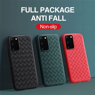 Woven Pattern Case For Samsung Galaxy A11 A31 A51 A71 A10 A30 A50 A10S A20S A50S A02S A21S A12 A32 A52 A72 Silicone Soft Cases