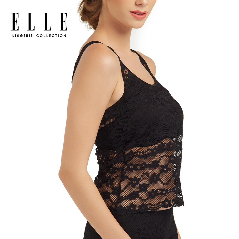 elle-lingerie-camisole-เสื้อทับบังทรงผ้าลูกไม้สไตล์ฝรั่งเศส-lh3719