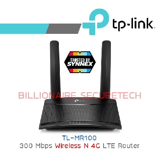 ภาพหน้าปกสินค้าTP-LINK TL-MR100 300 Mbps Wireless N 4G LTE Router ประกัน SYNNEX BY BILLIONAIRE SECURETECH ที่เกี่ยวข้อง