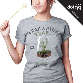 dotdotdot เสื้อยืด Concept Design ลาย Terrarium (Grey)