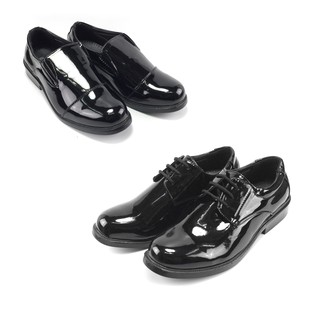 ภาพขนาดย่อของภาพหน้าปกสินค้าIQstyle รองเท้าคัชชู ทรงหัวมน หนังแก้ว (คุณภาพระดับพรีเมี่ยม) จากร้าน iq_shoes_official_store บน Shopee