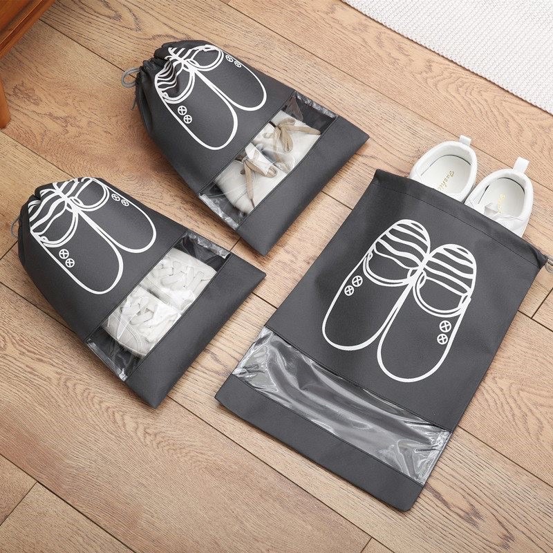 ภาพสินค้าถุงเก็บรองเท้า ถุงจัดระเบียบ เก็บได้ 1 คู่ สินค้าพร้อมส่งค่ะ จากร้าน wowkaegood บน Shopee ภาพที่ 7