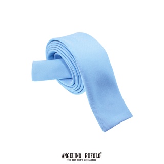 ANGELINO RUFOLO Necktie(NTSL-พท.005) เนคไทผ้าไหมทออิตาลี่คุณภาพเยี่ยม ดีไซน์ Plain Necktie  สีแดง/เลือดหมู/ชมพู/ฟ้า