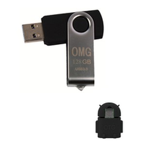 OMG Flash Drive 128 Gb USB 3.0 + OTG Mini For Smart Phone