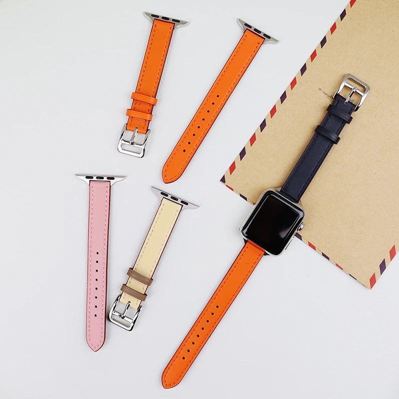 สายนาฬิกาข้อมือหนัง-แบบบาง-สําหรับ-iwatch-band-40-มม-44-มม-38-มม-42-มม-iwatch-series-7-se-6-5-4-3-2-1