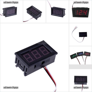 [adawnshygu] แผงโวลต์มิเตอร์ดิจิทัล LED DC 0-30V 3 สาย