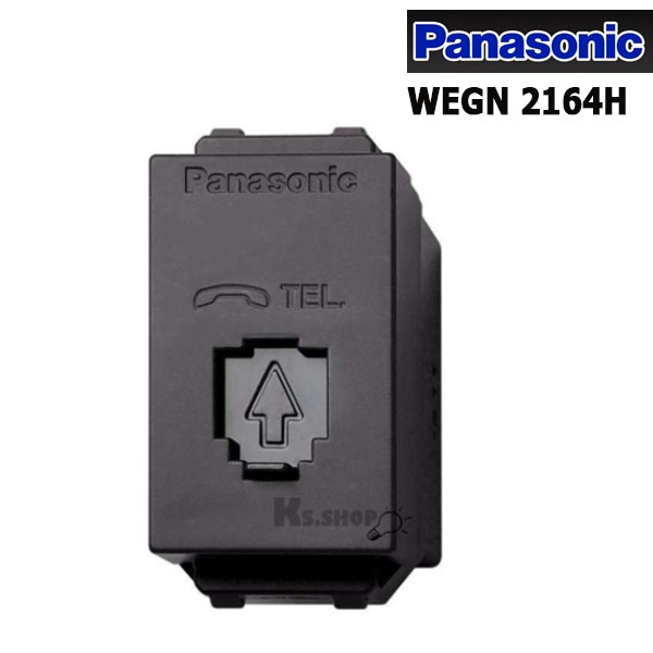 PANASONIC รุ่น อินิชีโอ เต้ารับโทรศัพท์ WEG/ WEGN 2164 ขาว-เทา-ดำ ...