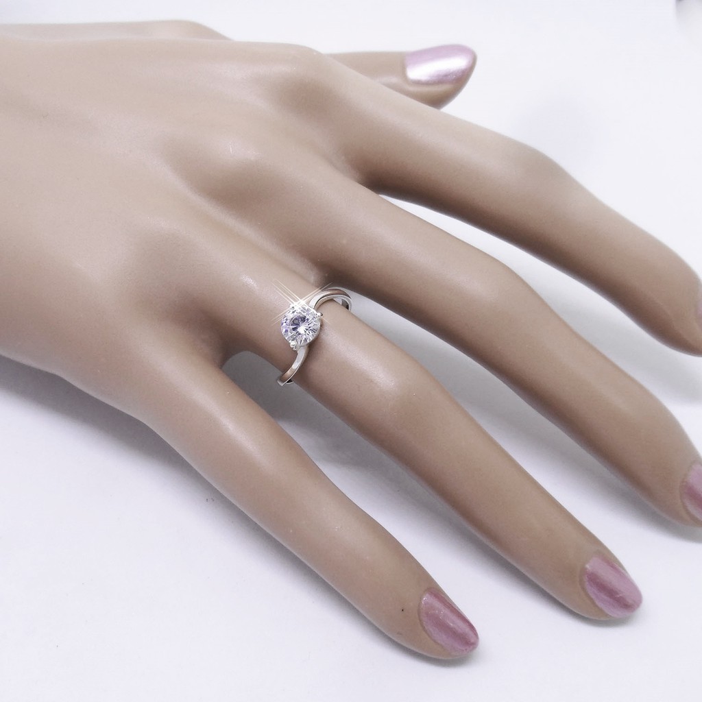 finejewelthai-แหวนเพชรcz-แหวนเงินแท้925-แหวนหมั้น-แหวนแต่งงาน-r1016cz