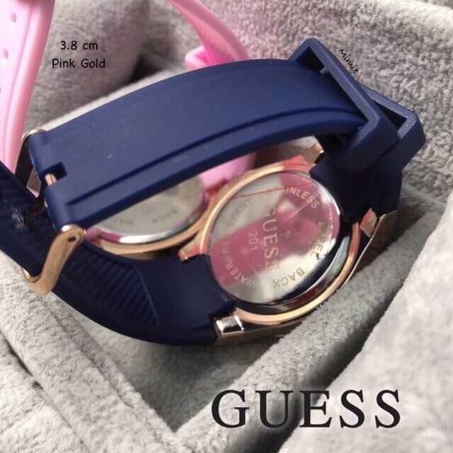 สายนาฬิกาข้อมือซิลิโคน-นาฬิกาผู้ชาย-นาฬิกา-guess-เก็บเงินปลายทางได้