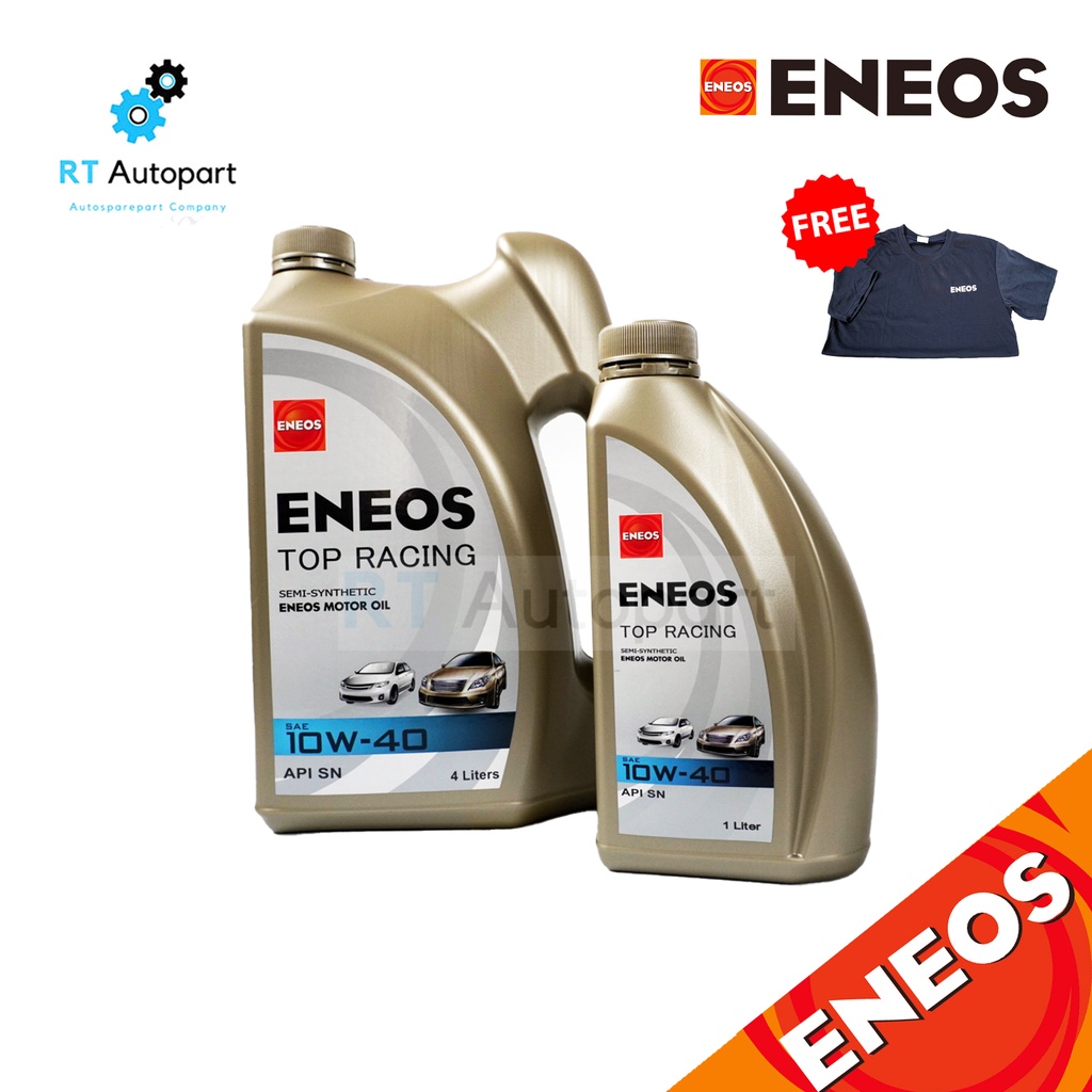 ENEOS น้ำมันเครื่องกึ่งสังเคราะห์ เอเนออส เกรด SAE 5w-30 / SAE 10w-40 ...