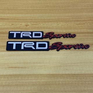 โลโก้* TRD SPORTIVO ติด Toyota ( มี 2 ขนาด ) ราคาต่อชิ้น