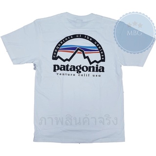 เสื้อยืด คอกลม แขนสั้น แฟชั่น ลายภูเขา patagonia conquerors of the useless พาตาโกเนีย ปาตาโกเนีย unisex