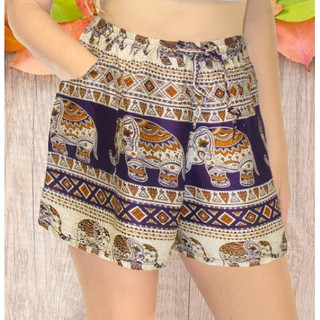 ภาพหน้าปกสินค้ากางเกงขาสั้น กางเกงลายช้าง กางเกงช้างขาสั้น ผู้ชาย/หญิง  Shorts Women/ Shorts elephant/Elephant pants ที่เกี่ยวข้อง