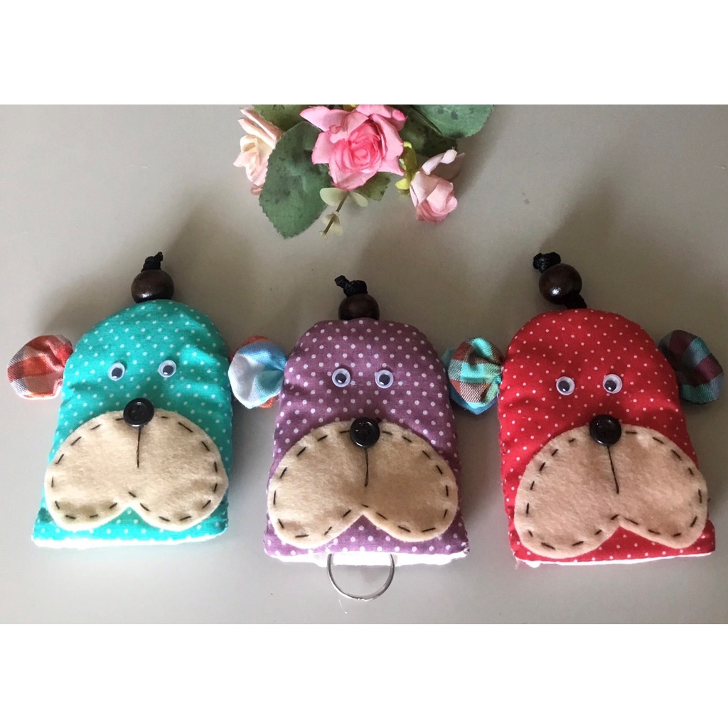 ของขวัญปีใหม่-ของชำร่วย-ของที่ระลึกในโอกาสต่างๆ-ที่เก็บกุญแจงานhandmadeทำจากผ้ารูปสัตว์ต่างๆ42