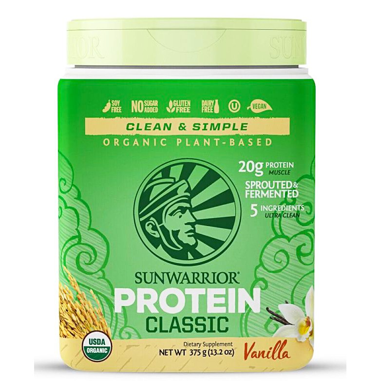 sunwarrior-classic-protein-โปรตีนจากข้าวออร์แกนิค-375-g-15-servings
