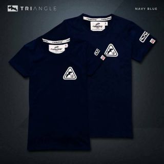 เสื้อยืด รูทด็อก สีกรม รุ่น Triangle