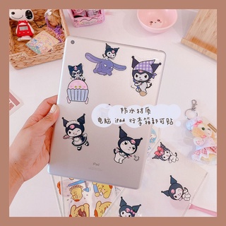 ❈ ▦▦ Cinnamon Dog สติกเกอร์ Kuromi กันน้ำน่ารักถ้วยน้ำตกแต่งสติกเกอร์ DIY การ์ตูน Sticker