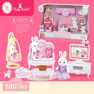 ภาพขนาดย่อของภาพหน้าปกสินค้าบ้านตุ๊กตา Yasini Series Bay Dreamy เฟอร์นิเจอร์สำหรับบ้านตุ๊กตากระต่าย ของเล่นเด็ก จากร้าน zantatoys บน Shopee ภาพที่ 2