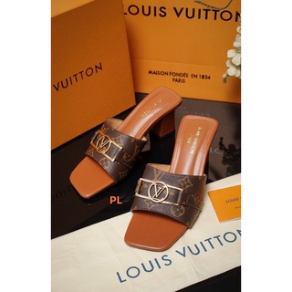 ☑️รองเท้าผู้หญิงรองเท้าส้นสูงผู้หญิงLOUIS  VUITTON งานmirror สินค้ามีพร้อมส่ง+สินค้านำเข้าจากไทย